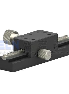 供应X轴长行程燕尾槽LWX25-L100型齿轮齿条驱动调节滑台XLWG100