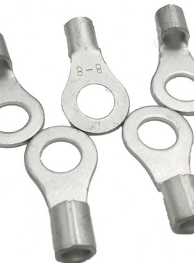 型接线端子BRNO冷压圆形0-加厚裸8铜裸端祇紫接线鼻子端子810头