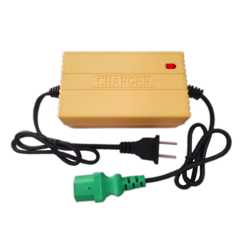 电动喷雾器充电器12V锂电池农用打药机12.6V锂电充电器三横口孔