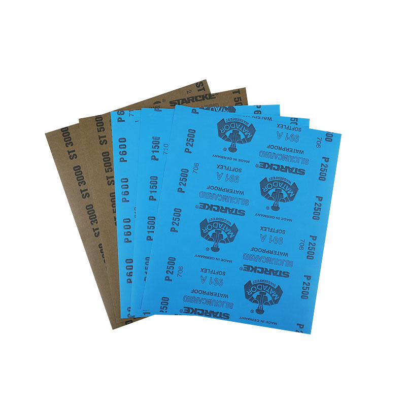 勇士砂纸套装50张进口水砂纸省模墙面文玩打磨抛光沙纸超细