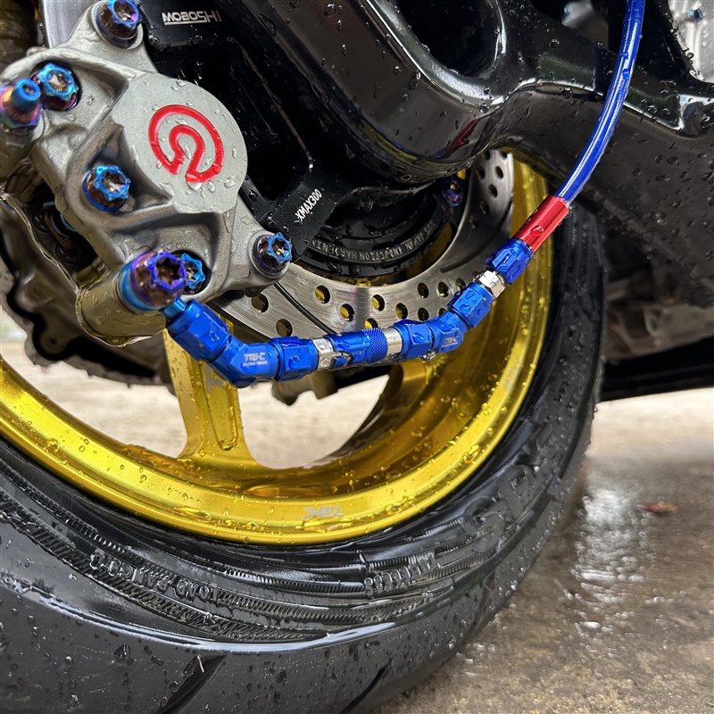 xmax300佛沙350nmax155改装定制台湾TRHC刹车钢喉 刹车油管刹车线