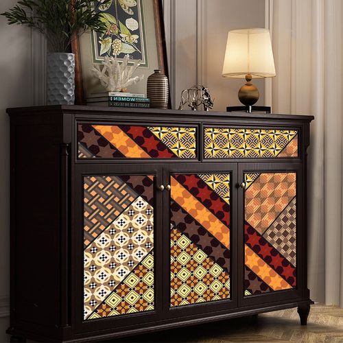 日式旧家具改色翻新贴纸斗柜自粘防水衣柜贴门贴橱柜改造装饰贴膜