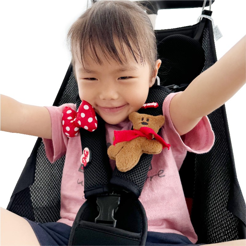 小虎子配件婴儿车安全带护肩套保护套丸丫遛娃神器推车肩带保护套