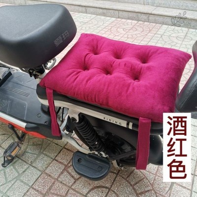 电动车坐b垫防屁股痛一体式增高后尾坐垫后座软坐垫加厚四季软垫
