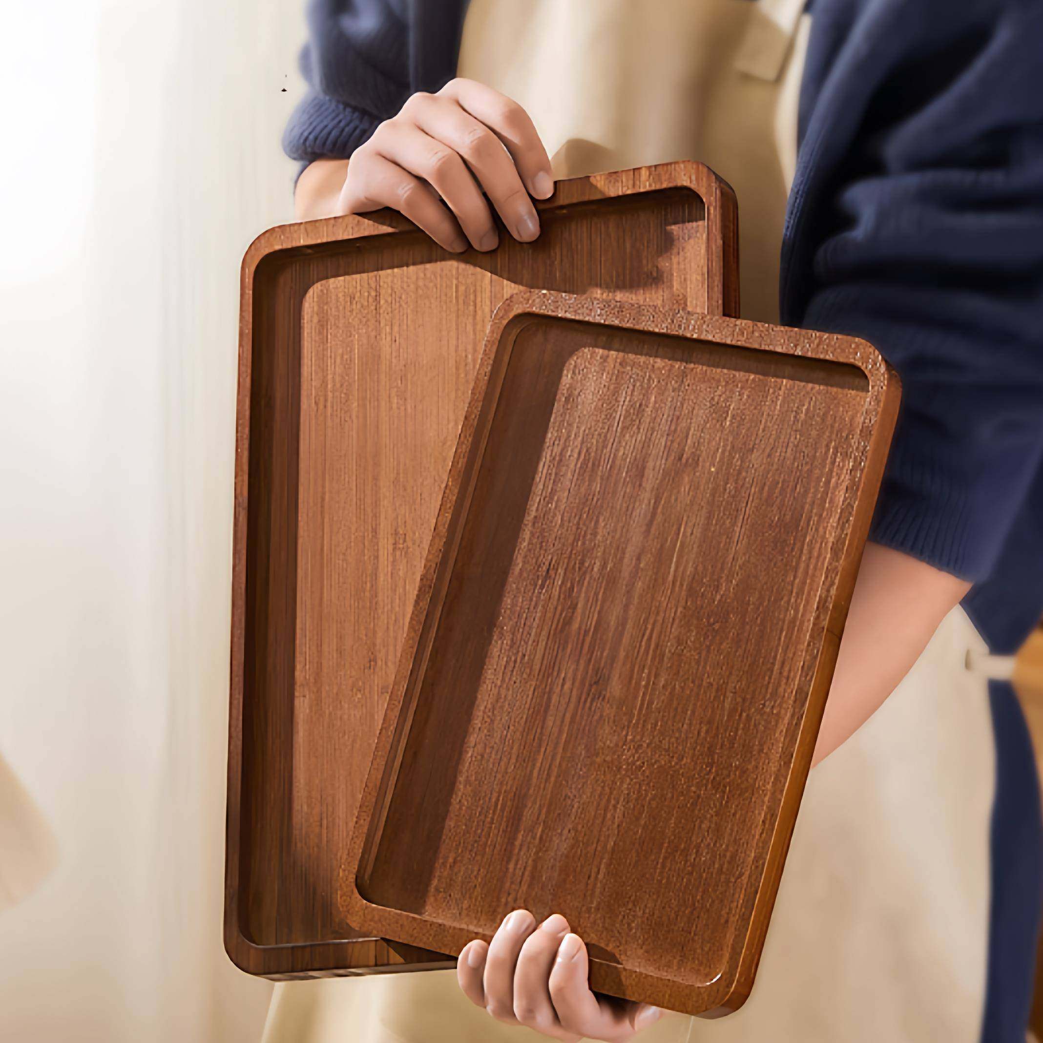 实木托盘长方形木质提手盘家用茶盘胡桃木托盘高级感中式香薰托盘,餐饮具,盘,淘宝优惠券,粉丝福利购,淘宝优惠卷