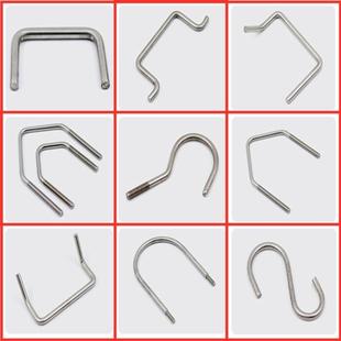 10mm来图加工 304不锈钢圆棒折弯光圆攻牙打孔1