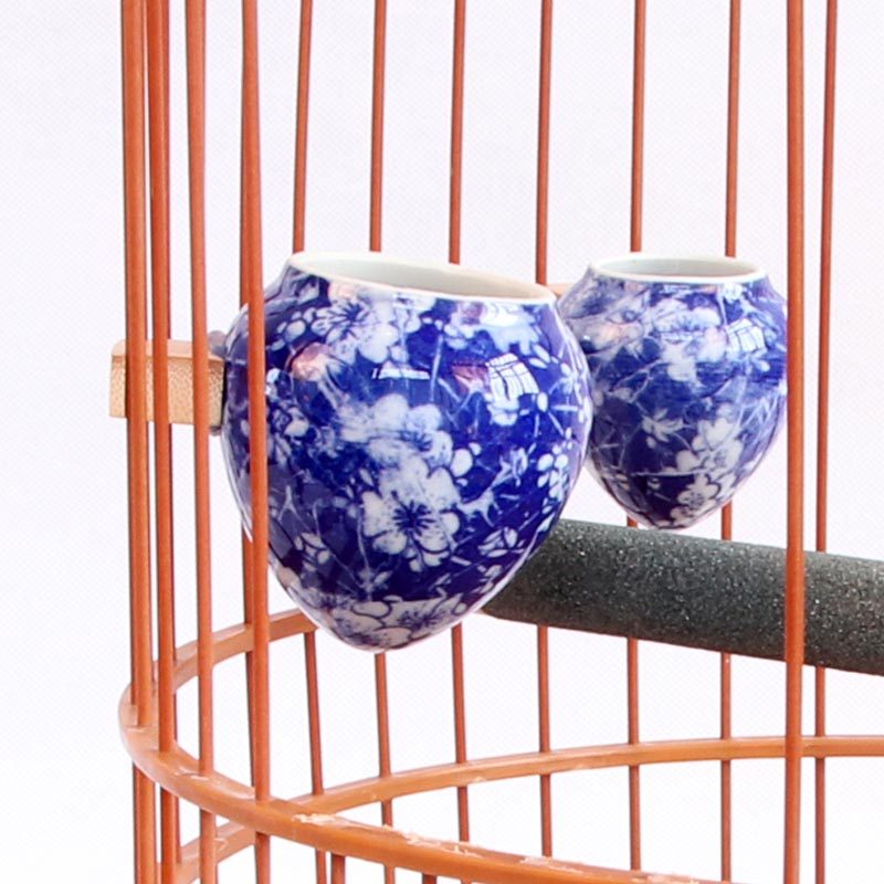 新款画眉满花陶瓷鸟食杯八哥鹩哥鸡心杯画眉喜鹊鸟笼鸡心杯食盒,宠物/宠物食品及用品,鸟禽喂食器/喂水器,淘宝优惠券,粉丝福利购,淘宝优惠卷