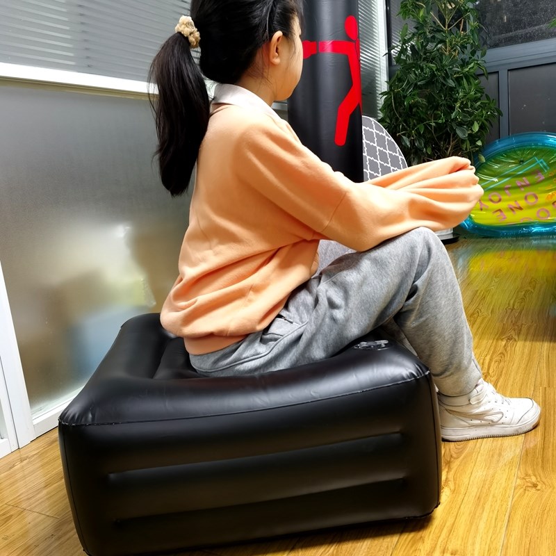 充气圆方凳椅子内胆墩柱坐垫户外草坪露营音乐演唱会增高垫屁股