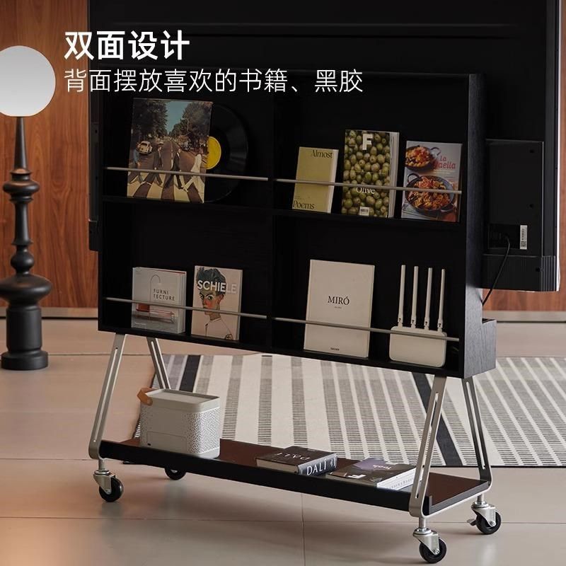 轻奢实木可移动电视支架简约小户型家用客厅现代电视柜落地置物架,住宅家具,电视柜,淘宝优惠券,粉丝福利购,淘宝优惠卷