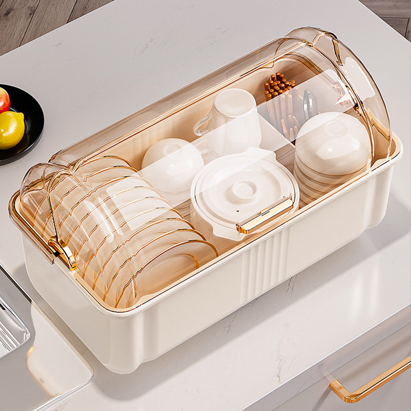 碗碟收纳架放碗收纳盒厨房家用2024新款带盖沥水置物架碗柜碗盘子,厨房/烹饪用具,碗架,淘宝优惠券,粉丝福利购,淘宝优惠卷