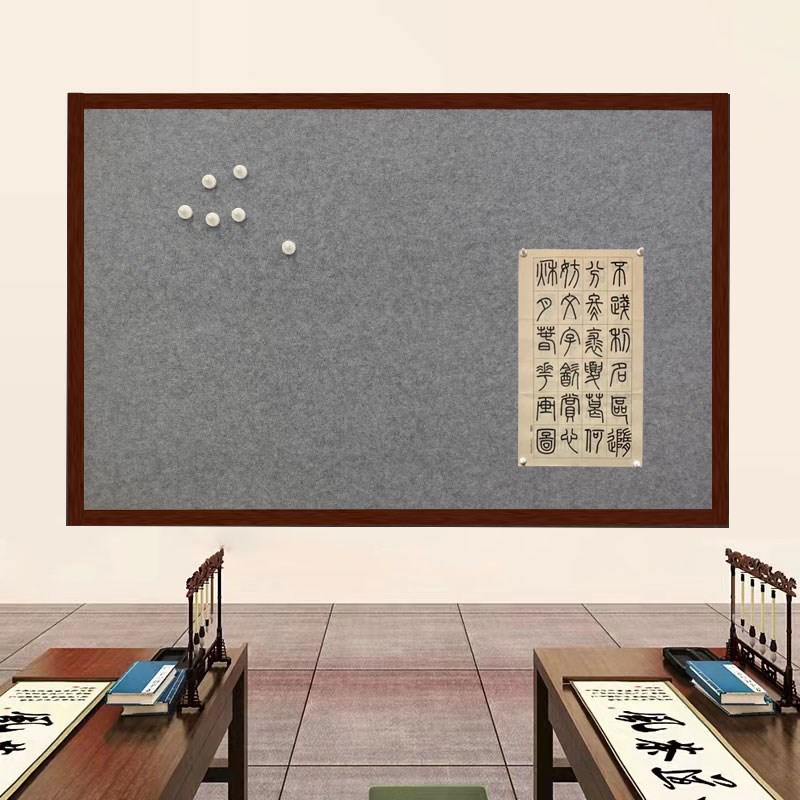 吸磁性书画磁力羊毛毡墙贴固定镀锌板铁皮教学展示国画书法磁铁墙