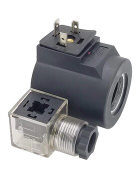 液压泵站 电磁阀线圈 DSG-02 内孔23 长度51 MFB9-37YC 带指示灯