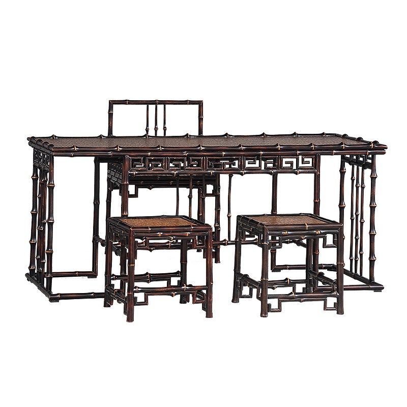 所氏筇竹茶桌椅组合家用长方形回字纹茶几明清古典茶几新中式茶台,住宅家具,家用茶台/茶桌,淘宝优惠券,粉丝福利购,淘宝优惠卷