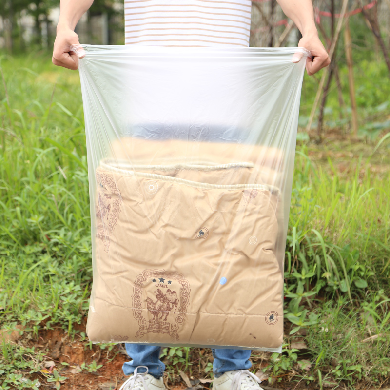 白色透明垃圾袋大号塑料袋子平口式6080加大加厚宾馆客房酒店物业