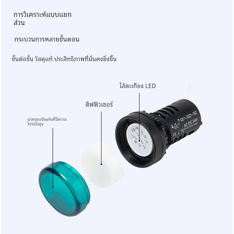 江阴长江指示灯 ad11-22-21 7GZ 8GZ 9GZ 220V/380V LED信号灯 红