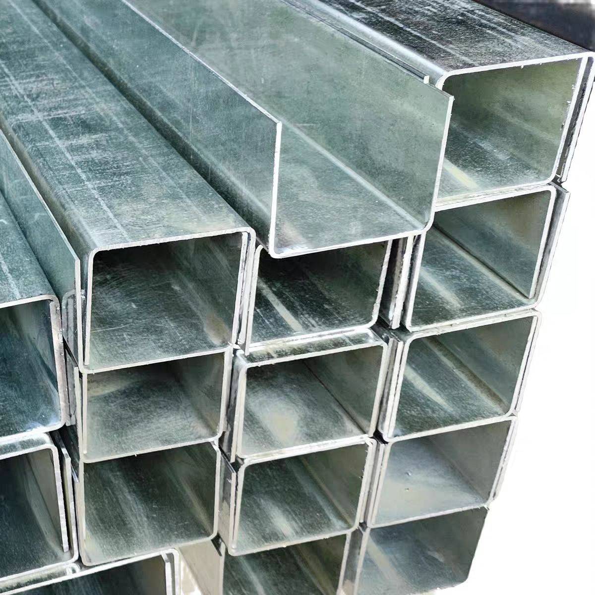 50u型槽夹芯板封边c型钢定制折弯天沟折弯轻型槽钢镀锌u型钢材