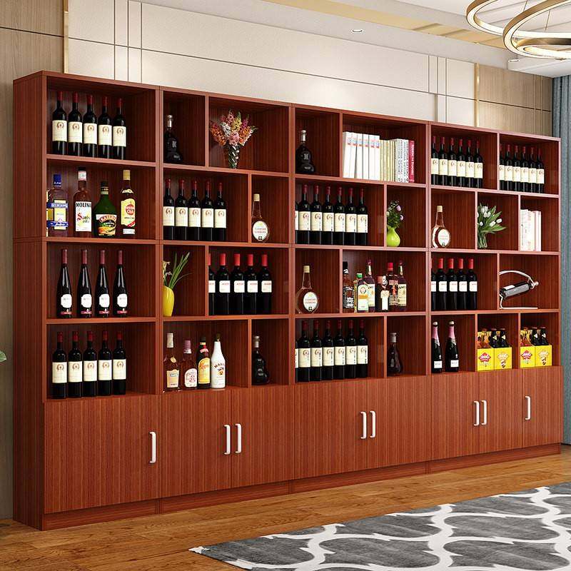 需定制红酒柜展示柜客厅隔断展示架酒架茶叶家用酒柜落地柜陈列烟