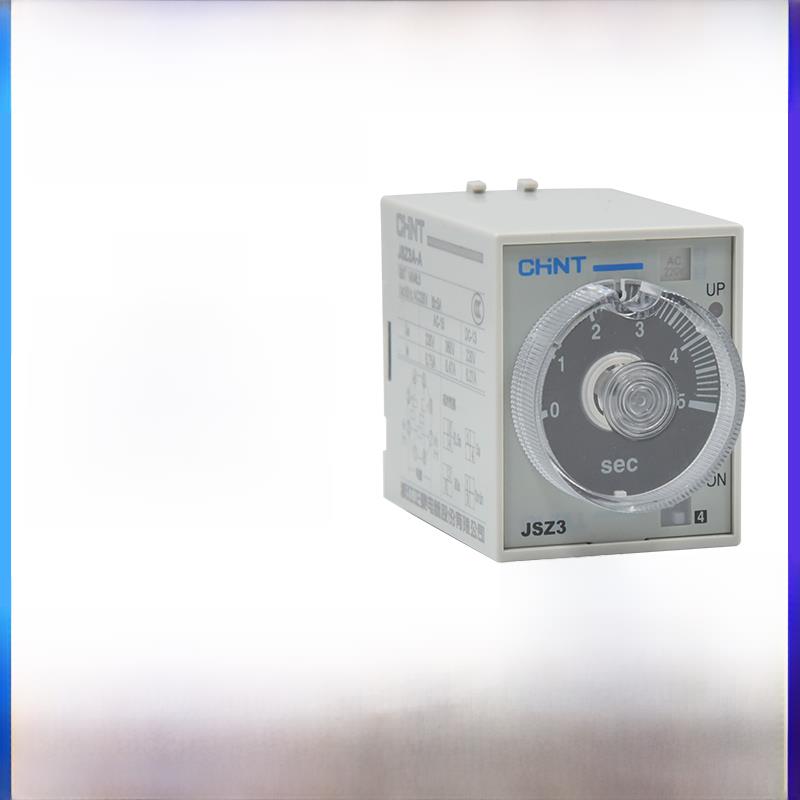 正泰JSZ3A时间继电器定时继电器ST3P通电延时继电器DC24V220V380V