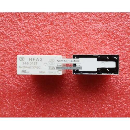 宏发安全继电器HFA2-24-HD1ST一组常开一组常闭(1型)6脚8A250VAC!
