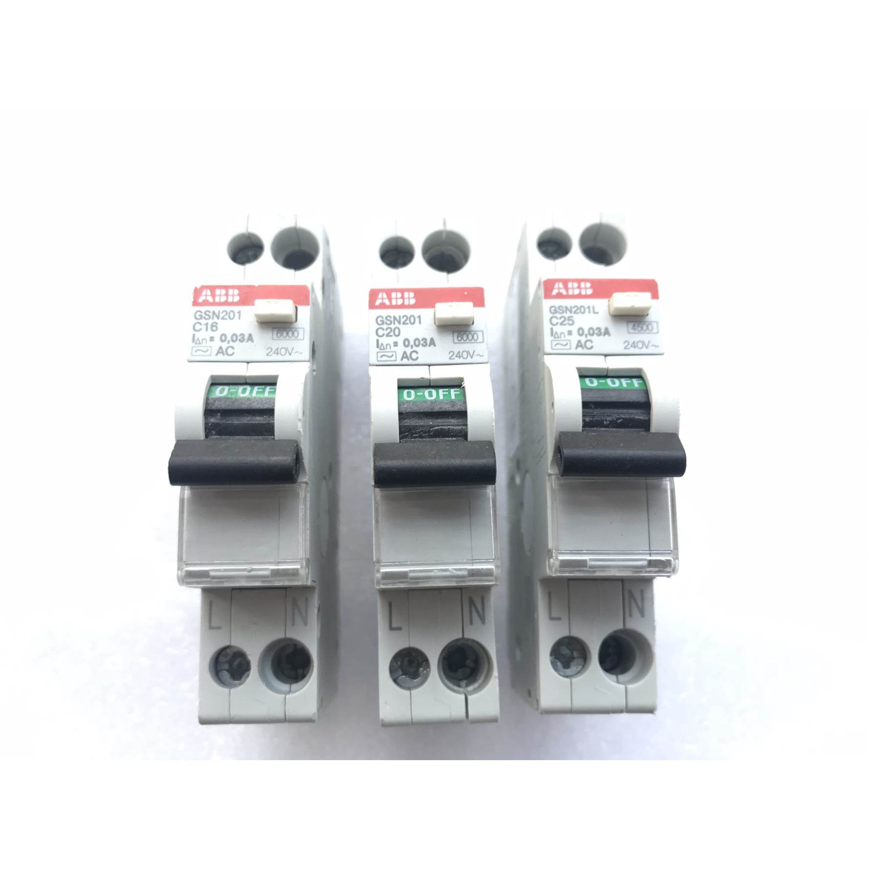 意大利产ABB空气开 关断路器漏电保护器2P16A20A25A
