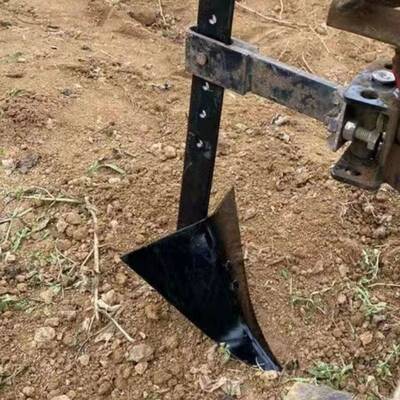 微耕机配套多功能简易开沟犁加厚开沟器开沟培土豁子梨子开沟犁