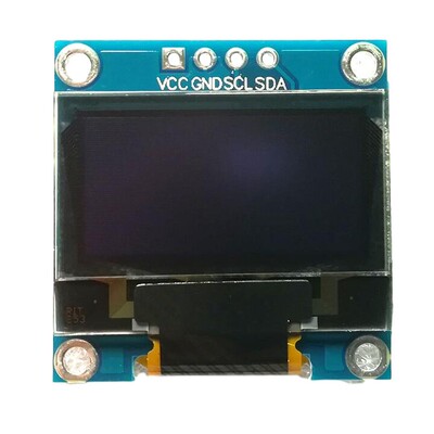 mmdvm 树莓派热点 屏幕配件 OLED0.96寸显示屏IIC接口 蓝字蓝光