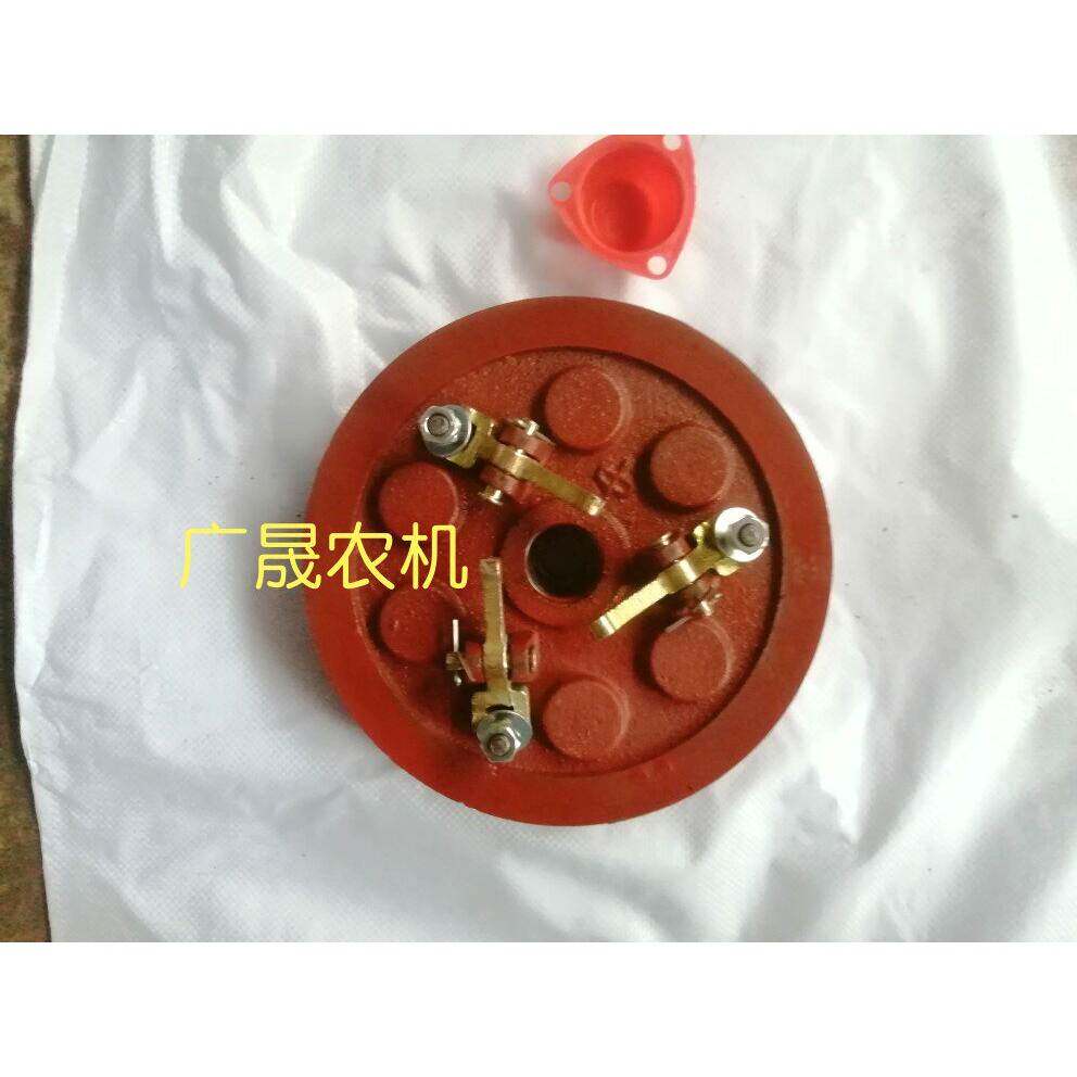 沭河101手扶拖拉机离合器总成 微耕机离合器 双槽皮带轮 离合片