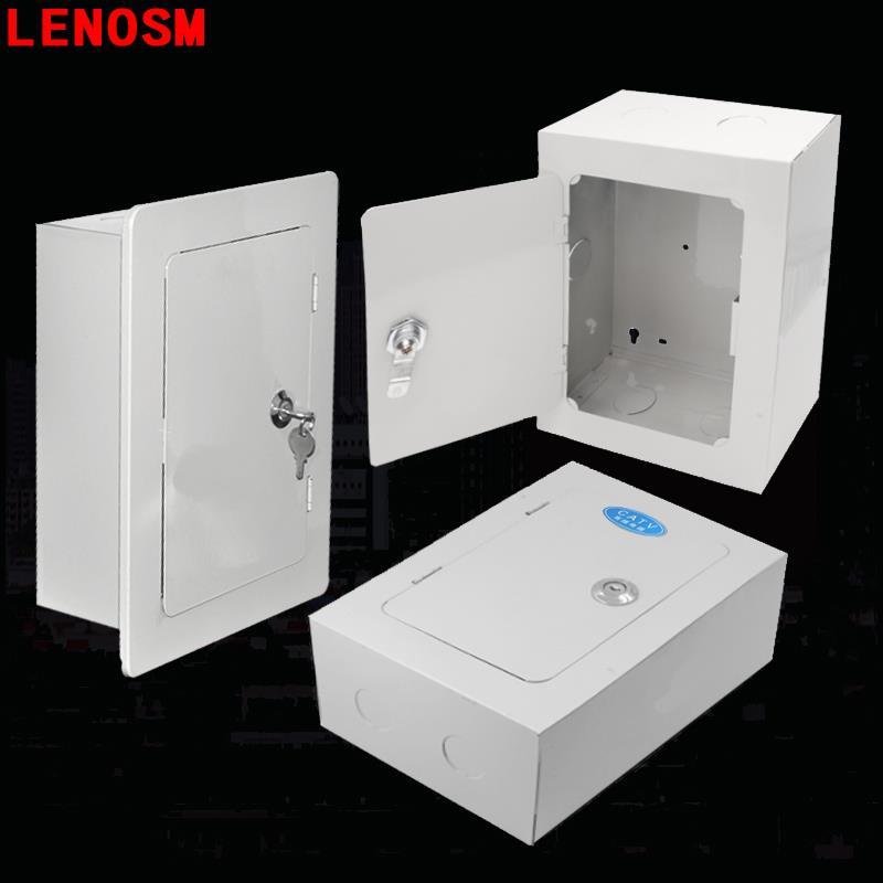 30对电视箱 电话箱 多媒体箱 弱电布线箱320*240*100MM 暗装 明装