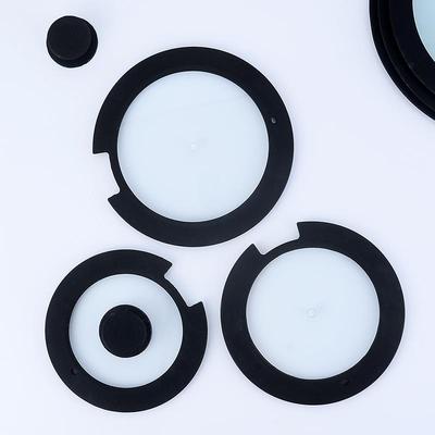 特福锅盖tefal锅盖矽胶盖子IRISiris玻璃盖配件缺口开 口盖子