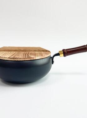 TTANG 库存正宗章丘手工大肚锅铁锅家用炒菜锅深肚无涂层不粘炒锅