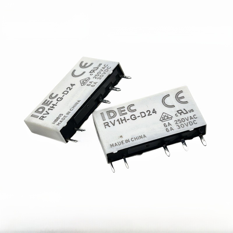 RV1H-G-D24 全新原装IDEC和泉 24VDC 6A 24V 5脚 一开一闭 继电器