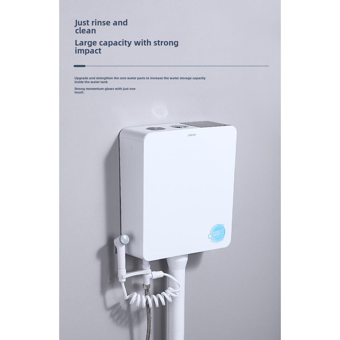 官方正品新型家用加厚强力冲水器，适用于蹲式马桶水箱套装配件