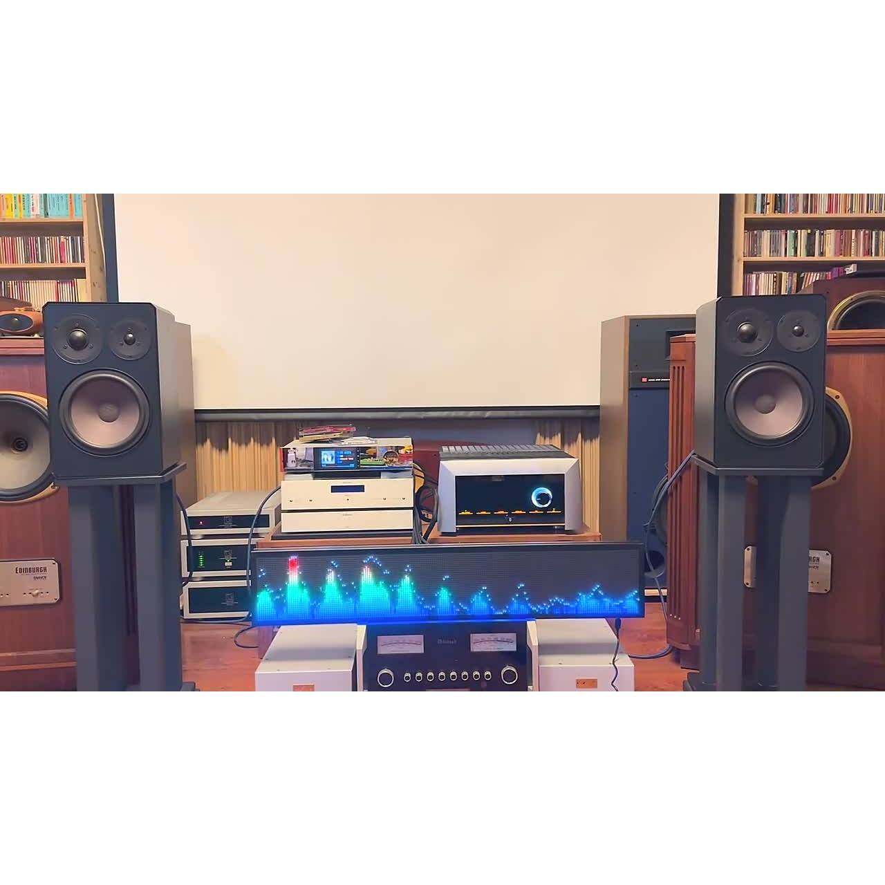 景淞AS1000专业音乐频谱显示器 高品质发烧级 音频电平节奏氛围灯