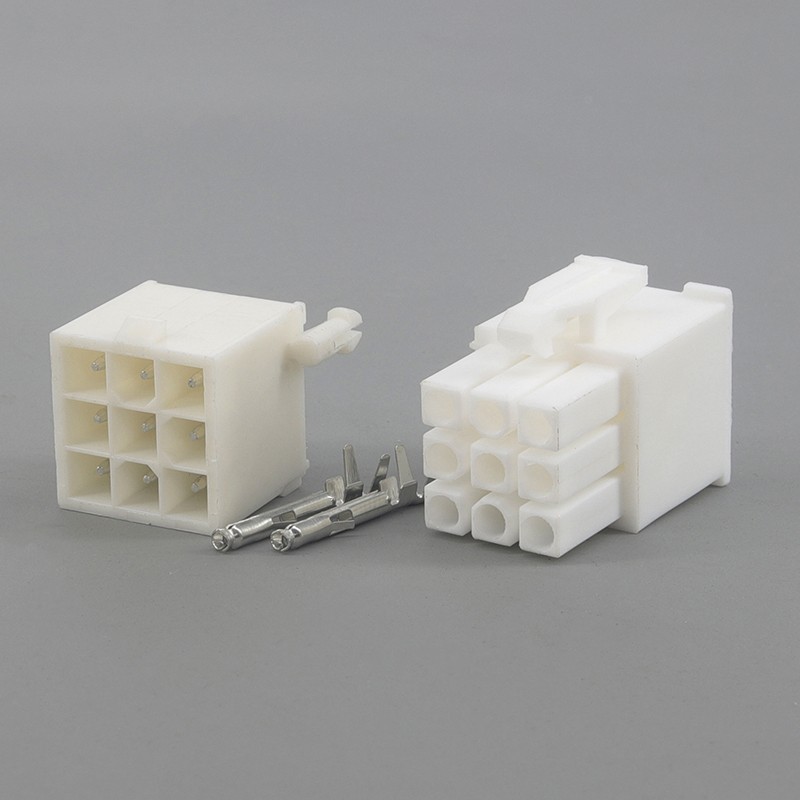 4145连接器4.14连接器插件端子座连接器伺服电机直针塑料外壳