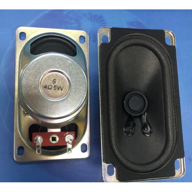 5090方形布边全频喇叭扬声器4欧10W防磁小音响电视机 8R 5瓦