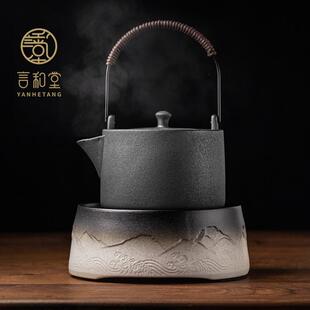 言和堂山海行电陶炉家用煮茶器小型茶炉烧水壶陶瓷自动煮茶壶套装