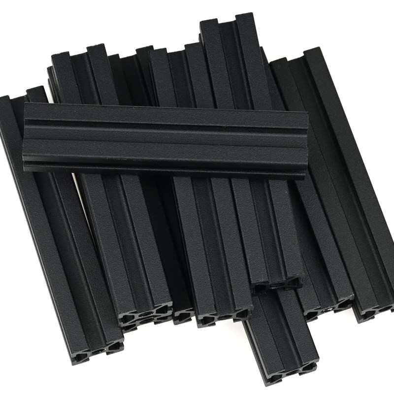 1010铝型材 10x10mm型材 10铝型材 微型小型 喷砂氧化铝型材