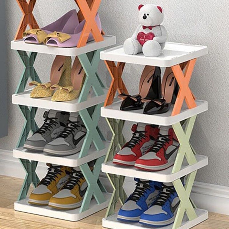鞋架家用门口多层简易小窄塑料鞋柜收纳儿童鞋架子宿舍小型省空间,收纳整理,鞋子收纳架,淘宝优惠券,粉丝福利购,淘宝优惠卷
