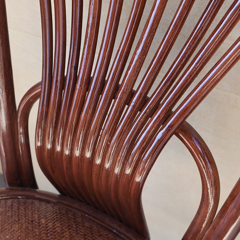 真藤编织家用老人庭院复古藤椅阳台休闲单人扶手靠背椅子印尼藤椅,住宅家具,阳台椅,淘宝优惠券,粉丝福利购,淘宝优惠卷