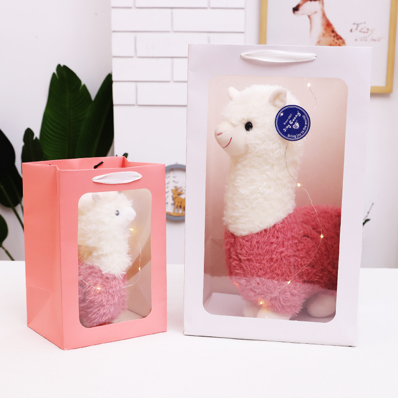 羊驼公仔毛绒玩具可爱小羊抱枕睡觉布娃娃儿童玩偶生日礼物男女孩