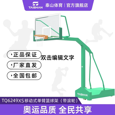 泰山体育箱体篮球架移动篮球架