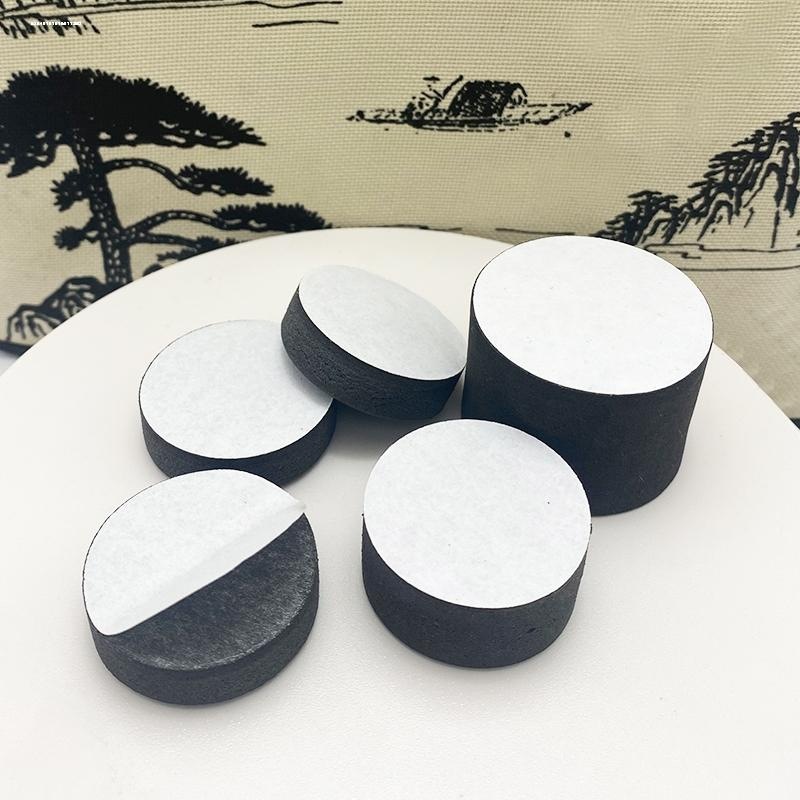 茶盘EVA脚垫乌金石茶台防滑垫实木茶盘根雕音箱圆形增高茶具配件
