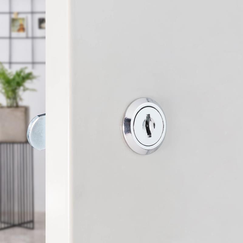 信报牛奶箱锁文件柜锁铁皮更衣柜子锁柜收纳柜门小锁通用转舌锁芯