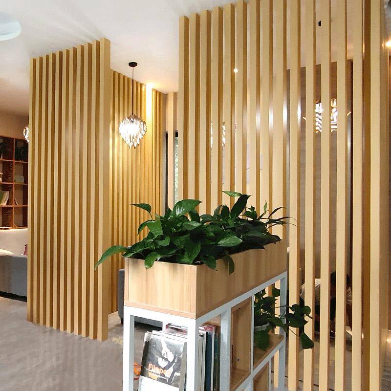 生态木方通方木玄关立柱假梁隔断悬吊式天花板天花背景墙100*50方