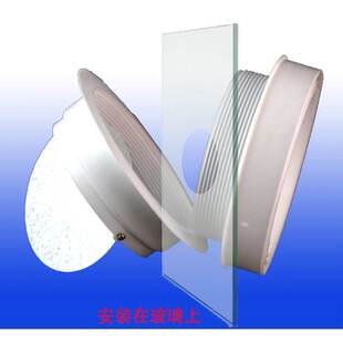 玻璃窗户烟机止回阀吸油烟机配件公共烟道止逆阀厨房玻璃挖孔烟管