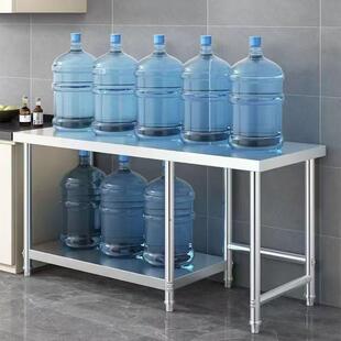 厨房不锈钢工作台可定制灶台架子燃气灶柜放煤气罐操作台商用台面