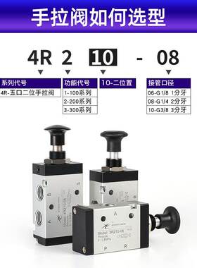 星辰气动开关手动阀4H210-08/手动阀4Hv230/330/15手动阀4R310-10