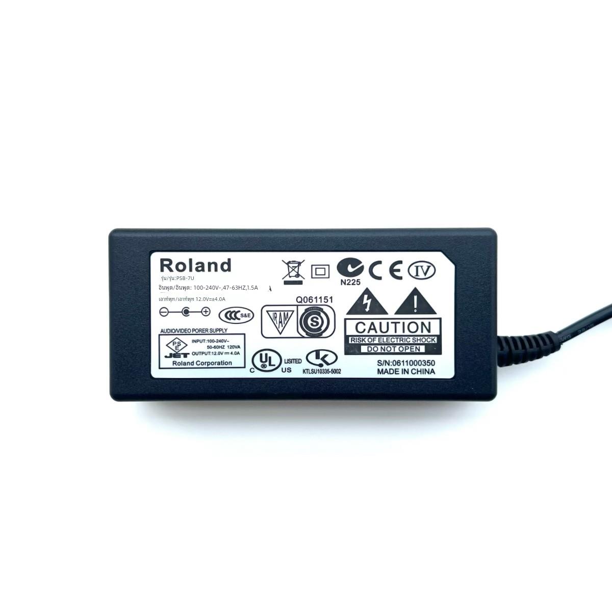 罗兰FP-18 FP30X FP-30X-BK电钢琴PSB-7U电源适配器12V4A充电器