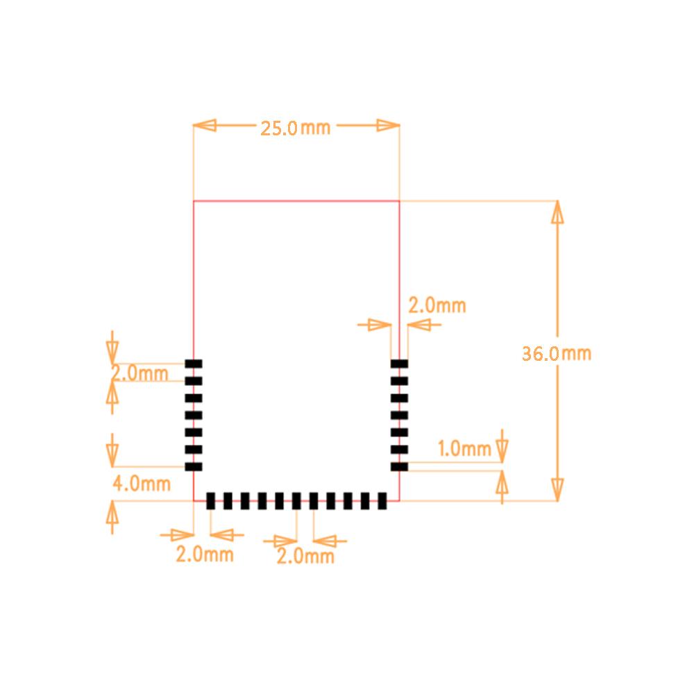 UWB模块高精度无线测距室内定位标签基站内置外置天线自动跟随
