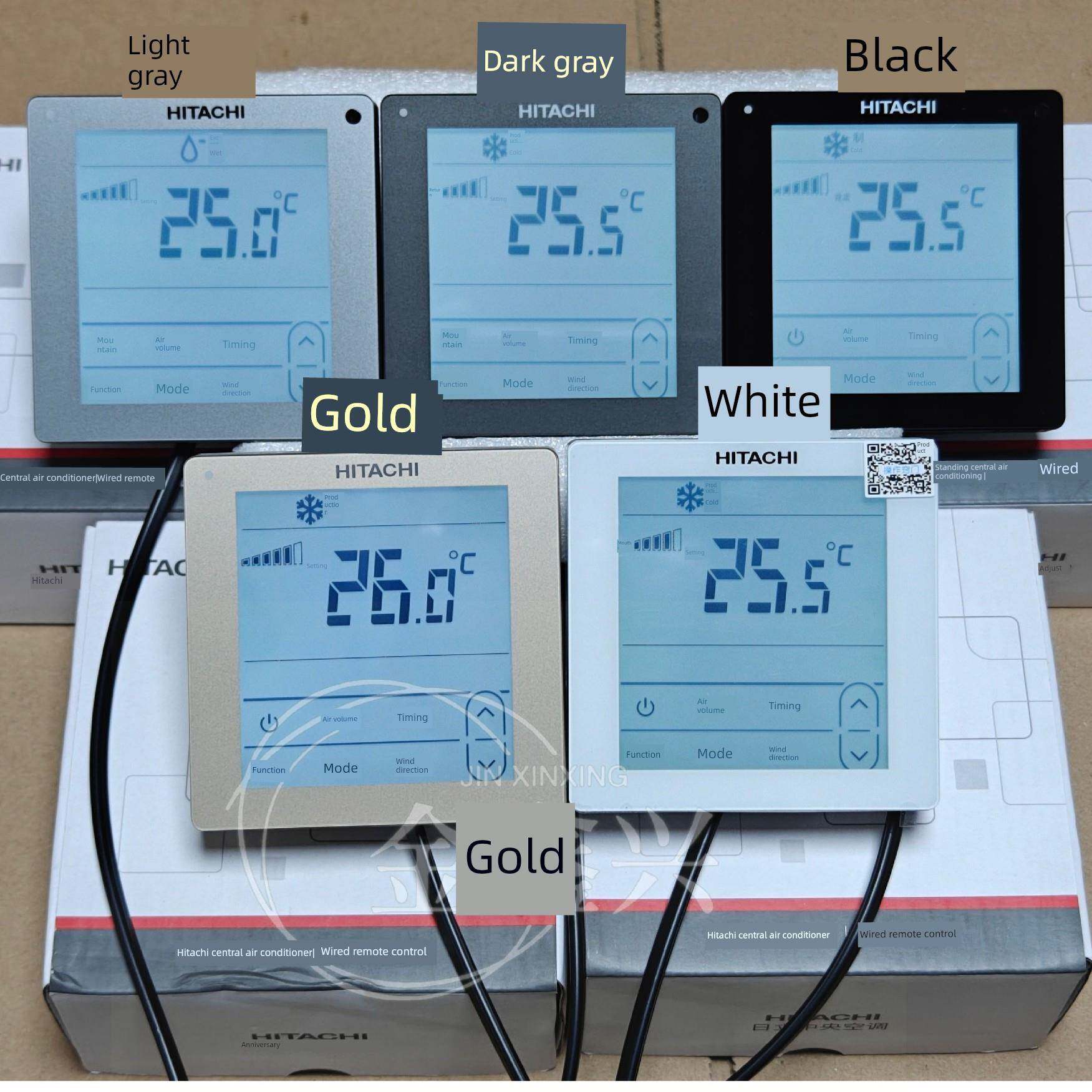 原装日立空调浅灰 深灰 香槟金 黑色控制面板多联机通用PC-P1HEQ